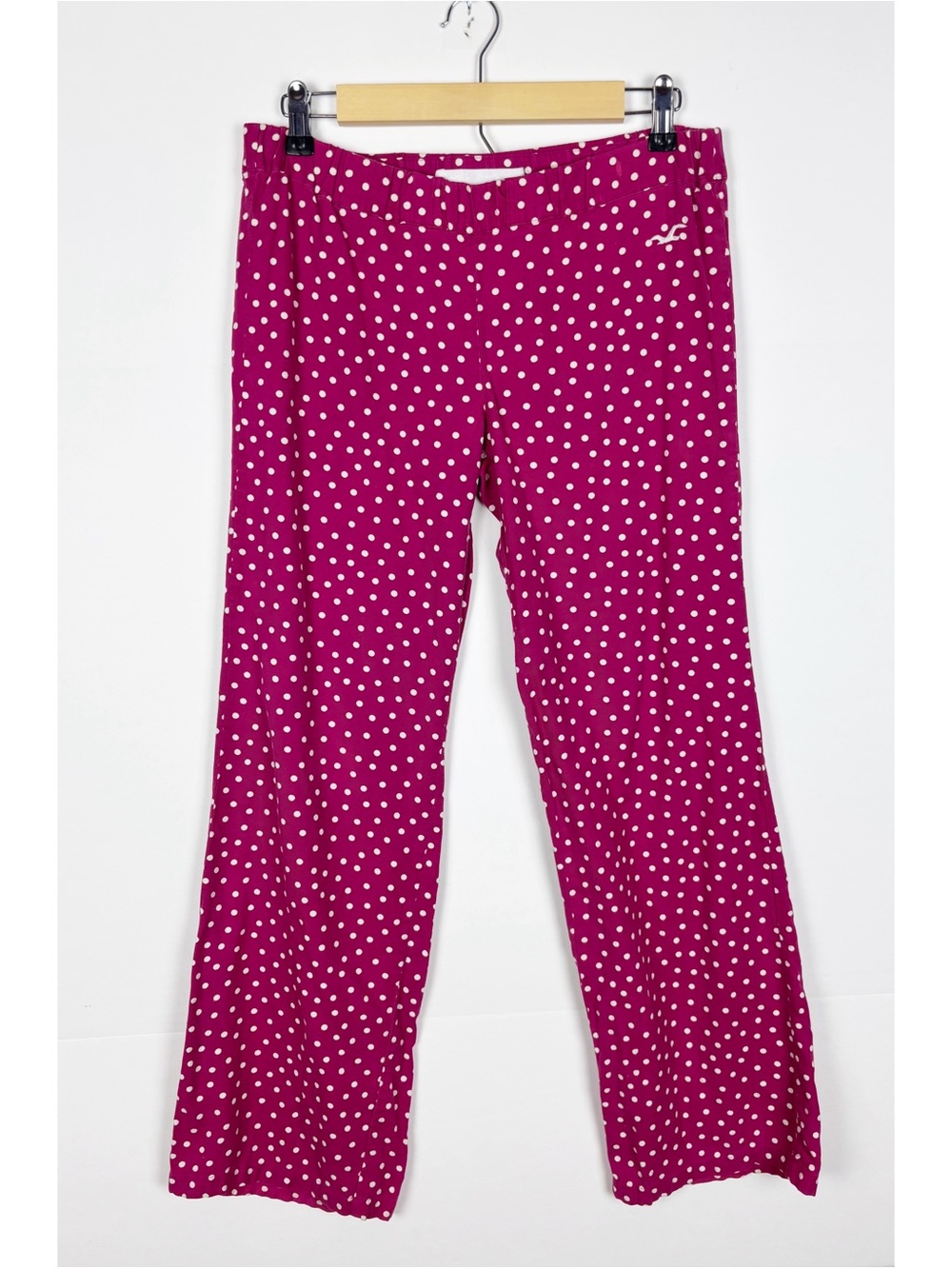 Hollister Pajama Pants Magenta Pink White
Polka Dot Y2K Loungewear Small